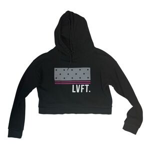 LiveFit Block Stars Crop Hoodie size‎ M
